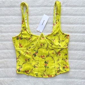 Carlyn Tank Top in Gold